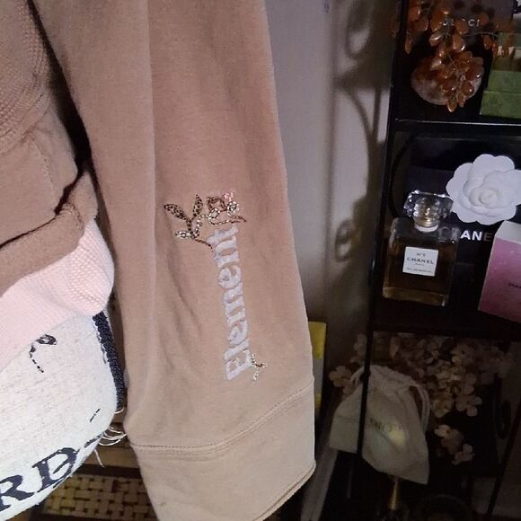 Element Women's Brown Zip-Up Hoodie Large - Picture 3 of 9